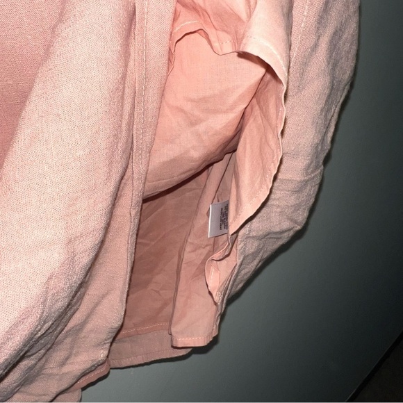 Lulu’s By the Pier Blush Pink Off-the-Shoulder Puff Sleeve Mini Dress Small NWT - Picture 7 of 10